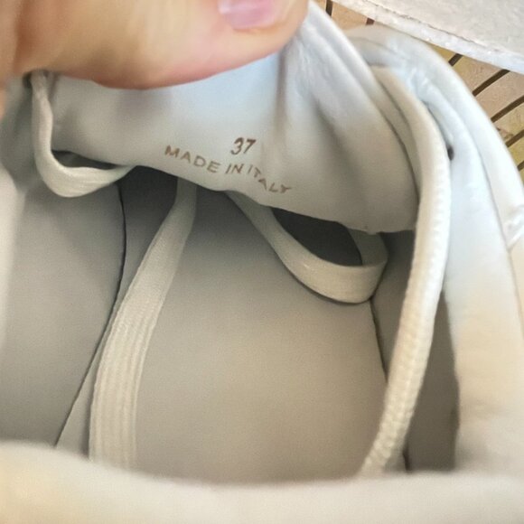 Versace Women's Greca Low Top White and Grey Sneakers, 1012657, Sizes 37, 38 - Picture 14 of 16